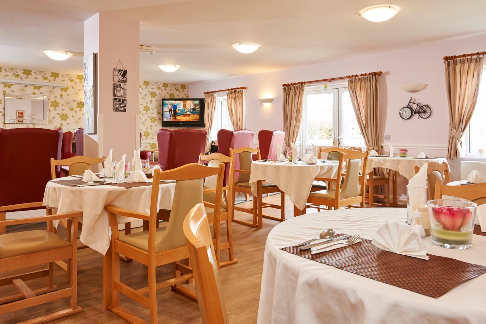 Lounge at Hillside Care Home